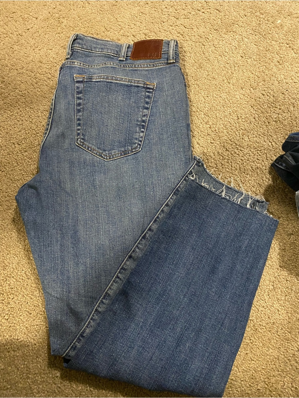 Abercrombie & Fitch Men's Straight Jeans in Blue Denim